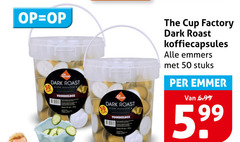  the cup factory koffiecups 50 dark roast roasted koffiecapsules emmers stuks emmer 