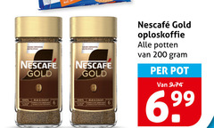  nescafe oploskoffie 100 200 gold zacht potten pot 