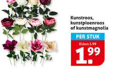  kunstroos kunstpioenroos stuk elders 3.99 
