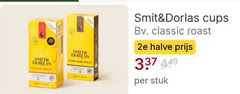  smit en dorlas koffiecups 20 classic roast dark cups 2e halve stuk 