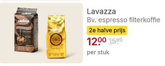 lavazza koffie 15 espresso filterkoffie 2e halve stuk 