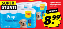  page toiletpapier 2 16 super schoon vleugje katoen voordeel wave pak rollen pakken 