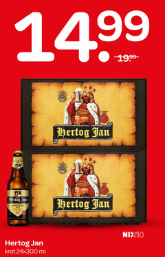  hertog jan krat bier natuurzuiver ml nix18 