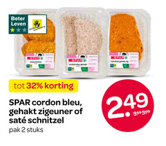  2 12 32 beter leven dieren cordon bleu gehakt zigeuner schnitzel pak stuks 69 