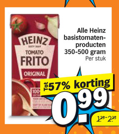 klik op dit plaatje voor een vergroting en voor vergelijkbare aanbiedingen gerelateerd aan
heinz tomato frito original stuk heinz tomato frito original stuk
