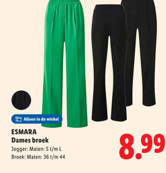  36 44 esmara dames broek jogger maten l 