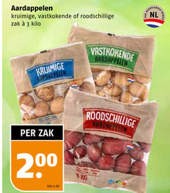  3 200 aardappelen kruimige vastkokende roodschillige zak kilo nl bodem 