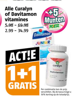 klik op dit plaatje voor een vergroting en voor vergelijkbare aanbiedingen gerelateerd aan
1 50 davitamon vitamines 5 munten supermarkten juni r multivitaminen combinatie kassa 1 50 davitamon vitamines 5 munten supermarkten juni r multivitaminen combinatie kassa