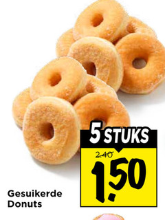  5 gesuikerde donuts stuks 