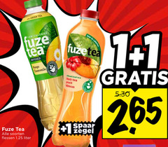  1 green tea calories fuze soorten flessen liter infused mango chamomile fuzetea iced black peach spaar 