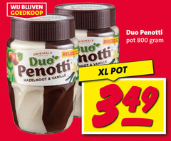  ole duo penotti notti hazelnoot vanille noot xl pot 