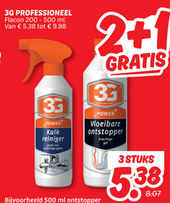  1 2 3 33 200 500 3g professioneel flacon ml power kalk reiniger glans vloeibare ontstopper gel stuks 5 