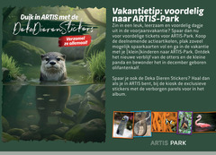 klik op dit plaatje voor een vergroting en voor vergelijkbare aanbiedingen gerelateerd aan
duik artis dieren stickers vakantietip park leerzaam voorjaarsvakantie spaar tickets vakantie klein kinderen nieuwe kleine panda bewonder december deka kiosk exclusieve verborgen parels album duik artis dieren stickers vakantietip park leerzaam voorjaarsvakantie spaar tickets vakantie klein kinderen nieuwe kleine panda bewonder december deka kiosk exclusieve verborgen parels album
