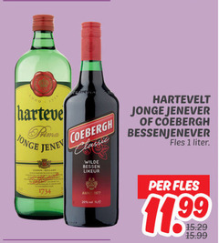  hartevelt coebergh jenever bessenjenever 1 20 prima jonge classic wilde bessen likeur fles liter anno 