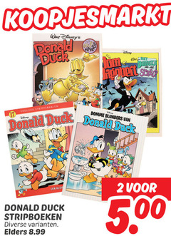  2 17 koopjesmarkt walt haan donald duck disney dubbel stripverhalen domme blunders klein stripboeken elders 