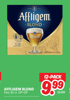  affligem speciaalbieren 12 30 anno zacht rijk abdijbier fruitig 00 bitter kruidig volmondig blond fles pack 
