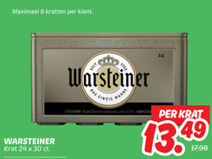  warsteiner krat bier 8 24 30 maximaal kratten seit das einzig wahre familientradition 