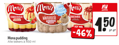  150 450 mona vanillesmaak pudding aardbeiensaus bekers ml choco cookie toetje maand griesmeel rode bessensaus 