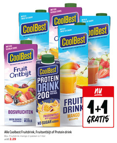 1 2 with twist dairy coolbest it cool you best r vleugje zuivel fruit ontbijt bosvruchten protein drink pack suiker vezels passionfruit yoghurt mango sugar added apple fruitdrink fruitontbijt pakken liter 