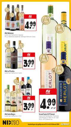  witte wijn rode rose 1 8 11 18 24 750 hamersma organic bemanning tempranillo macabeo chardonnay 5 man land spanje especial orange wine cava montepulciano dei castelli denominazione origine classico pecorino indicazione geografica la 7 dove sauvignon blanc grand merlot gato san pedro moscato chile pinot grigio rosee chili 3.99 chenet frankrijk flessen ml liter ice jumbo 