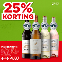  witte wijn rose rode 8 10 25 hamersma jaar legitimatie nix18 maison castel france selection chardonnay grande reserve bordeaux sauvignon blanc geographique flessen 