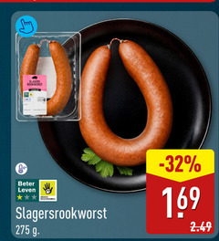  rookworst slagers varken beter leven dieren bescherming slagersrookworst 