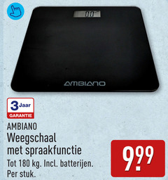  3 180 jaar weegschaal spraakfunctie batterijen stuk 