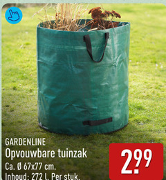 tuinafvalemmer gardenline opvouwbare ca. cm inhoud l stuk 
