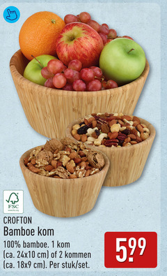  1 2 100 fsc www.fsc.org bamboe kom ca. cm kommen stuk 