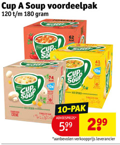  cup a soup unox soep 10 120 180 knows 10x creme pak 