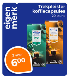  trekpleister huismerk koffiecups 1 2 10 20 600 merk koffiecapsules aluminium lungo melange stuks espresso medium gebrand cups licht 