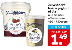  zuivelhoeve yoghurt aardbei duo vla vanille chocolade emmers bekers stuk 