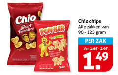  chio zoutjes heart breakers pom bar original chips zakken zak 14 