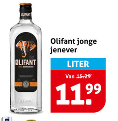  olifant jenever jonge liter 