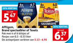  texels brand affligem speciaalbieren 4 6 25 6x 300ml speciaalbier pak blikjes liter skuumkoppe varieeren 