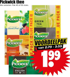  pickwick thee 15 40 50 pak stuks tea with fruit forest rooibos original caffeine count pack green lemon since english intense natural 