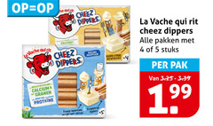  4 5 cheez dippers la vache qui rit pakken stuks pak calc calcium granen romige smeerkaas knapperige 