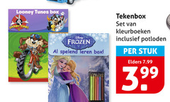 klik op dit plaatje voor een vergroting en voor vergelijkbare aanbiedingen gerelateerd aan
looney tunes box disney frozen spelend leren tekenbox kleurboeken potloden stuk elders 3.99 looney tunes box disney frozen spelend leren tekenbox kleurboeken potloden stuk elders 3.99