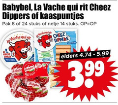  8 14 24 babybel la vache qui rit cheez dippers kaaspuntjes pak stuks netje le new recipe kranen elders 3.99 