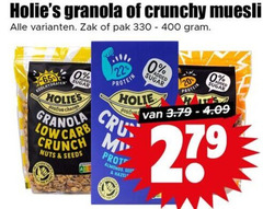  20 22 330 400 granola crunchy muesli zak pak koolhydraten sugar positive change carb crunch nuts protein cru my almonds hazel 27 