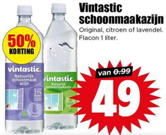  1 50 vintastic natuurlijk schoonmaak azijn kracht schoonmaakazijn original citroen lavendel flacon liter 