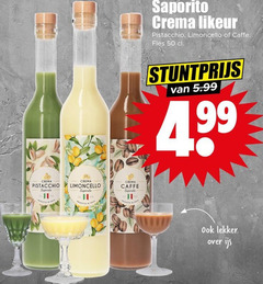  likeur 50 crema caffe limoncello fles 5.99 ijs 