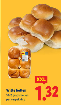  2 10 witte bollen xxl 