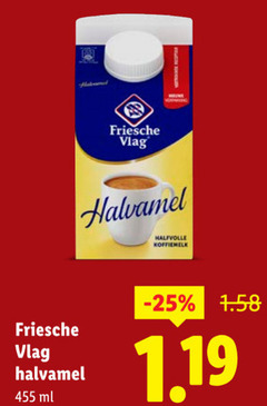  friesche vlag halvamel halfvolle koffiemelk ml 