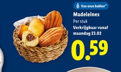  bakker madeleines stuk maandag 