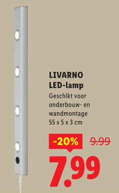  3 5 55 livarno led lamp onderbouwmontage wandmontage cm 