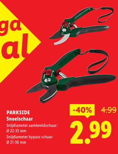  parkside snoeischaar snijdiameter aambeeldschaar mm bypass schaar 