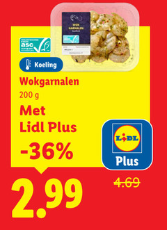  200 garnalen koeling wokgarnalen 