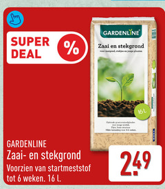  6 16 super deal gardenline zaai stekgrond zaaigoed jonge planten zaaigrond weken l wortels fine structuur milde bemesting 