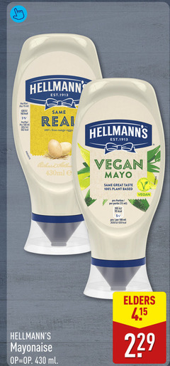  5 15 100 430 hellmanns pro ml same real free range eggs richard mayo taste plant based portion mayonaise elders 
